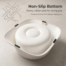 No Spill Dog Water Bowl, Large Capacity Pet Water Dispenser With Floating Disk, Splash-Proof Slow Feeder, Mess-Free Non-Slip Dog Bowl Prevent Wet Mouth For Messy Drinkers Cats - 2L - View 7
