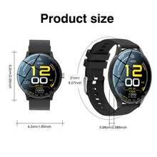 Round Screen Smart Watch For Men And Women, Make Calls, Message Notifications, Sports Functions, Camera Control And Music Playback, Weather Information, Multiple Sports Modes, Ultra High Cost-Performance, Worth Owning - 彩色 - 查看 5
