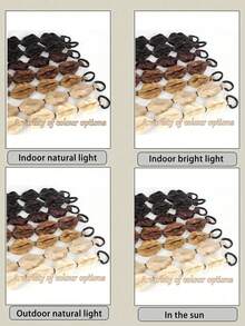 20 Inch Women's Ponytail Wig Bubble Braids Twist Braids Lace-Up Hair Braids Lantern Braids - Multicolor - View 4