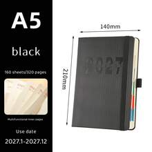 2027 English Version Cross-Border Calendar Planner, Trade Notebook, Work Efficiency Record Book, Bandage Planner - Multicolor - View 14