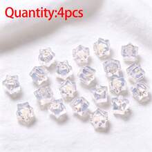 4/10pcs Star-Shaped Transparent Silicone Ear Plugs Ear Studs Jewelry Making Supplies - DIY Five-pointed Star Earplugs - View 14
