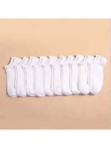 30/20/15/10/5/3/1 Pair - No-Show Socks, Black & White - All-Season Best-Selling Unisex No-Show Socks In Plus Sizes, Soft, Comfortable - Multicolor - View 3