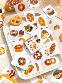 50pcs/Pack Copper Foil Paper Stickers, Scrapbook Supplies & Journal Decoration, Notebook Collage Materials, Planner DIY Decorative Stickers, Stationery Office Supplies, Planner Collage Accessories, Party Decoration Supplies - Sticker Book - View 8