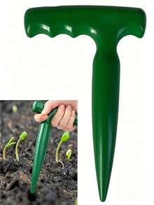 1件裝塑膠播種器 T型手柄附刻度園藝種植工具 手持式種子與球莖種植挖孔器 - 多款 - 查看 4