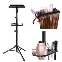 AliLeader Nampan Penata Rambut yang Dapat Diatur dengan Dudukan Wig, Desain Tripod Multifungsi untuk Memudahkan Pemasangan Ekstensi Rambut, Cocok untuk Salon dan Penggunaan di Rumah. - 1PC - View 2