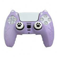 1pc Cute Protective Case For Playstation 5 Controller, Includes 1 Controller Cover And 2 Custom Joystick Caps - Multicolor - View 14