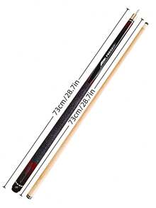 Taco de billar de madera de arce de alta calidad, caña de 1/2 pieza, longitud de 146cm/57 pulgadas, (11.5mm/13mm) dos diámetros de punta disponibles, taco preciso y duradero, diseñado para competición y entrenamiento de jugadores, regalo perfecto para entusiastas del billar - Rojo - Ver 5
