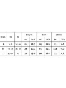Womens Crop Tops Short Sleeve Cross Wrap V Neck Solid Color Ribbed Slim Fit Summer Shirt - Black - View 4