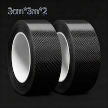 3 Rolls Of Carbon Fiber Car Protective Film – Multi-Functional Adhesive For Car Door Edges, Trunk Lids, Rear Bumpers, Side Mirrors – Waterproof And Vehicle Protection Adhesive Strips. - A - View 15