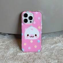 Cute Polka Emoticon Phone  17 16e 16 15 14 13 12 11 Pro X Xs XR XSMax 8 6 6s Plus Texture.Holiday Accessories. - YSK-337HKX364A2 - 查看 3