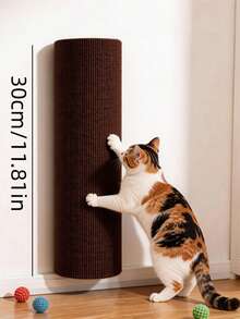Self-Adhesive Cat Scratch Board Cat Scratching Post Cat Climbing Frame Cat Scratch Pillar Cat Gift For Living Room Bedroom Sofa Wall Cat Owner Cat Exercise And Rest Promote Scratching Habits Valentine's Day Thanksgiving Party Birthday Gifts - Multicolor - View 16