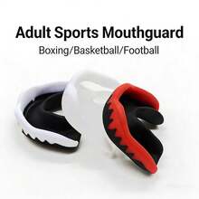 4pcs Mouth Guard, Men's Basketball, Sports Boxing, Sanda Protective Gear, Taekwondo, Specialized Tooth Guard, Chewable, Taekwondo Combat Sanda Competition, Sports Mouth Guard Anti-Bite Protection Sleeve - Multicolor - View 6