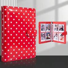 Laminated Binder With 25 4-Pocket Photo Card Pages, 25 4-Pocket Card Pages, 6-Ring A5 Laminated Card Organizer, 100 Card Slots (PU Leather Laminated Cover With Magnetic Closure), For Trading Card Collection - Multicolor - View 2
