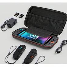 Lmcpa Carrying Case For Nintendo Switch 2 (2025) 7.9 Inch, Protective Hard Shell Portable Switch Travel Case, Lightweight And Large Capacity, Accessories For Switch 2, Black - Black - View 8
