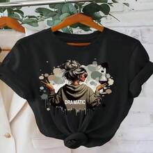 Women T-Shirts - Black - View 6