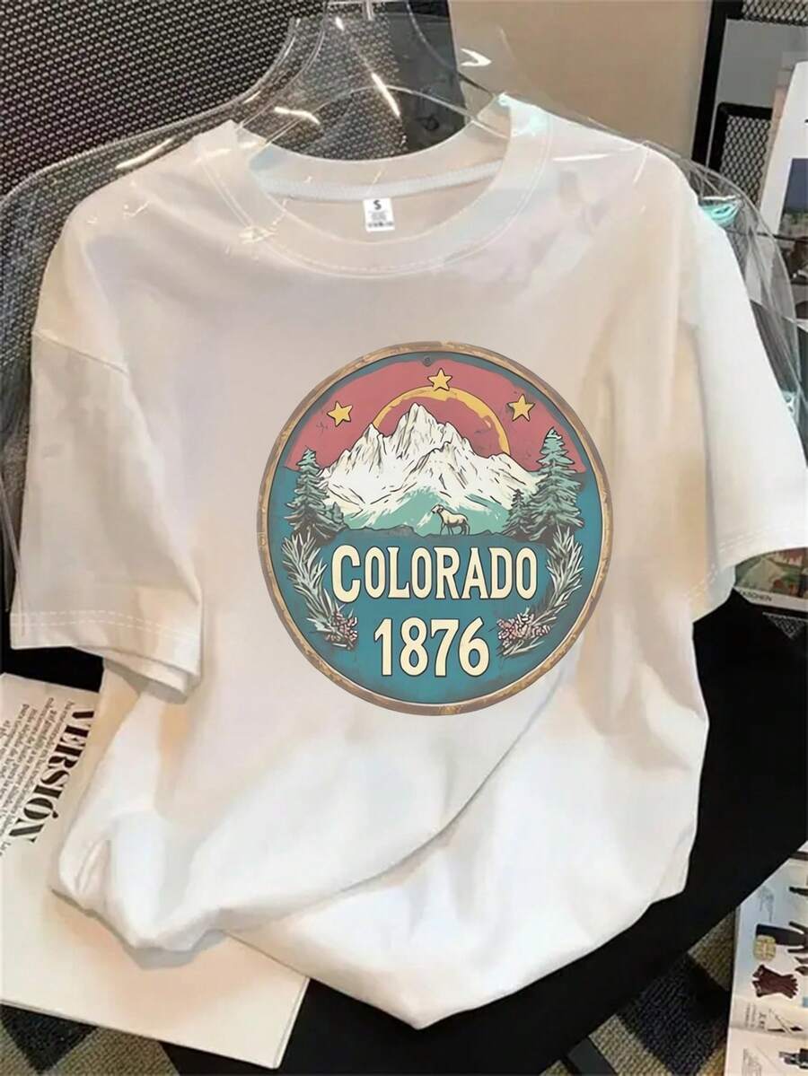 Halloween Graphic T-Shirt - White - View 1