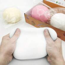 10cm特大號巨型流體起司球擠壓玩具，舒壓助眠玩具，ASMR感官舒壓玩具，適合成人，生日禮物，節日禮物，優質首選，情緒療癒玩具，情緒釋放玩具 - 彩色 - 查看 9