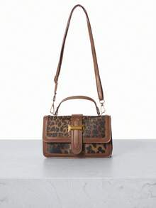 CHICVUE Retro Fashion Leopard Print Small Square Hand Bag, Versatile Casual & Work Shoulder Bag For Women, Best Mother's Day Gifts Women, Animal Print Women Bag, Vintage Bag For Women, New Fall Winter Tiger Print Bag For Women, New Fall Winter Cheetah Print Purse For Women , Leopard Cheetah Print , Valentines Gifts, Mother's Day - Multicolor - View 5