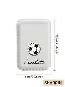 Dompet Kartu Ponsel Magnetik dengan Nama yang Dapat Disesuaikan dan Berbagai Motif Olahraga Bola | Kompatibel dengan iPhone 17/16/15/14 | Tersedia Berbagai Warna dan Gaya | Dapat Menampung Kartu Kredit, Kartu Transportasi, Kartu Identitas | Hadiah Sempurna untuk Acara Sepak Bola - MultiWarna - View 7