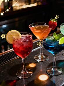 Palillos para Cócteles con Estrella Dorada, Brochetas de Alimentos con Estrella Hueca Brillante con Partes Superiores Decorativas Elegantes para Frutas, Aperitivos, Cupcakes, Postres y Mesas de Fiesta, Ideales para Bodas, Cumpleaños, Aniversarios, Navidad, Año Nuevo y Decoración de Celebraciones Festivas - Multicolor 2 - Ver 8