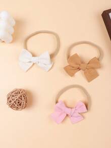 8pcs Girls Hair Accessories Set, Bow Hairbands, Sweet And Cute Hair Accessories, Suitable For Daily Use, Card Is For Photo Props, No Props Included In Shipment - Multicolor - View 4