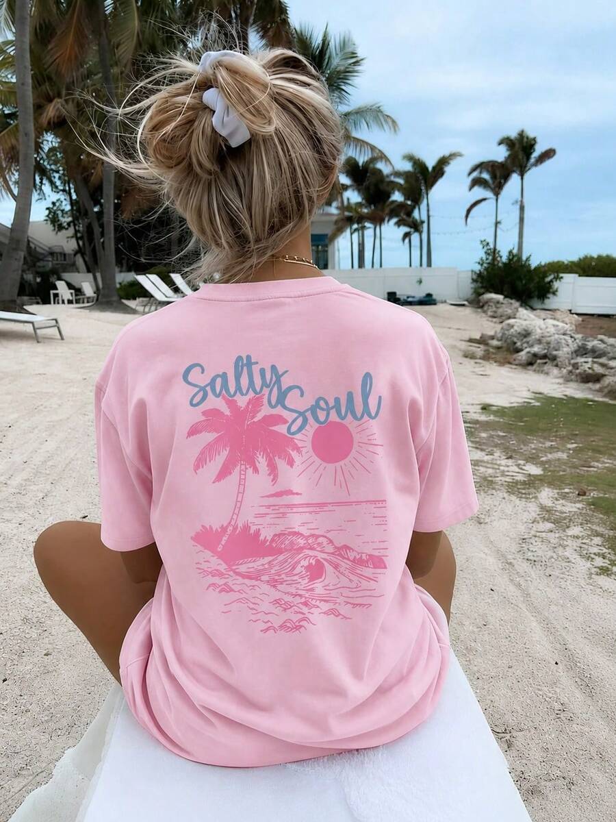 Kvinnor T-shirts - Rosa - Visa 1