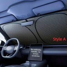 1PC 2026 Portable Titanium-Silver Heat-Insulating Sunshade: Foldable, Easy To Store, Provides Effective Heat And Light Insulation, Quickly Creates A Cool Driving Environment, And Is An Essential Car Interior Accessory That Is Easy To Install - B - View 13