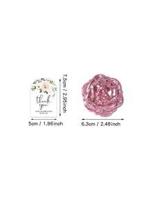 Brodark 6sets Bride Team Wedding Party Favor Mini Rose Shaped Pink Mirror, White Drawstring Bag And Thank You Card Set, Bridal Party Supplies, Suitable For Bridesmaids And Ladies Bachelorette Party, Spa Sleepover, Birthday Party, School Opening Gift, Daily Gathering, New Year Gift, Girlfriend, Mother's Day Creative Gift - Rose Mirror - View 7