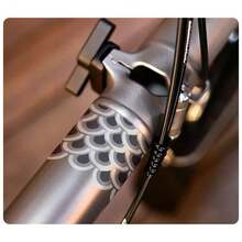 1pc PVC Motorcycle Decal Suitable For Bicycle Body T-Tube, Car Steering Wheel Decoration, Road Bike, Mountain Bike, Racing Sticker Vinyl - A - View 13