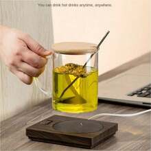 Coffee Cup Warmer, Constant Temperature Heating, Equipped With Gravity Sensor, Starts Heating When Cup Is Placed, Stops Heating When Cup Is Lifted, Suitable For Coffee, Tea, Milk And Other Beverages, Ideal Gift For Friends And Family. - Multicolor - View 6