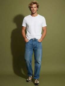 Colombia Heartbeat Cotton T-Shirt With Round Neck - 白色 - 查看 3