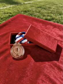 Metal Material Gold Silver Bronze 3-Color Medal Set, Includes Ribbon + Red Gift Box, Suitable For Sports Competitions, Community Leagues, Fan Events, Group Activities Medal Gifts - Multicolor - View 6