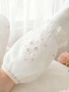1 Pair Small Flower Lace Sleeves Cover, Household Accessories - Sleeves - View 9