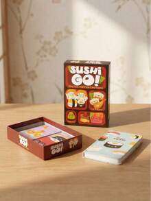 Sushi Go! Includes 108pcs Cards, Strategic Thinking Board Game For Family, The Pick And Pass Card Game, Gaming Gift,Family Gathering Entertainment Games Board Game Cards - Sushi Go! - View 2