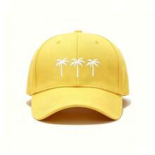 BONNY BOOM 1 Stück Damen Y2K Mode Kokosnussbaum Muster Trucker Mütze Baseballkappe Lässig, geeignet für Frühling, Sommer, Herbst, Winter, perfekt für Partys und Strandurlaub, Damen Trucker Mütze, Herren Mütze, Trucker, Mütze, Damen Baseballkappe, Sommer, Millennium, Strand - Baseballkappe - Übersicht 2