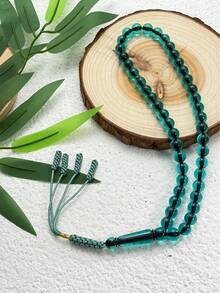 1pc Muslim 45 Beads Four-Tassel Braided Prayer Beads Tasbih Prayer String - Multicolor - View 1