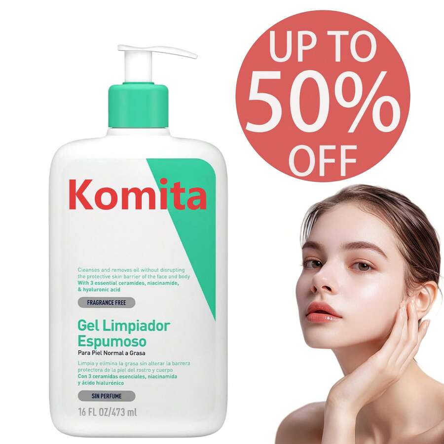 Cera Limpiador Facial en Crema Espumosa 16 Onzas - Excelente Opción para Cyber Monday 2026, Profundo limpiado con espuma abundante, cuidado facial balanceado y adecuado para skins maduras - Hidratante - Ver 1