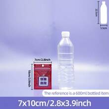 50/100/500個可重複密封禮品袋，用於珠寶存放，迷你夾鏈彩色鋁箔袋聚合物薄膜樣品袋，非常適合派對食物糖果存放 - 紅色 - 查看 27