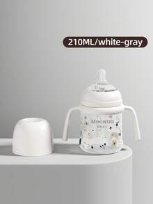1pc Baby Anti-Fall Anti-Colic Wide Mouth PP Milk Bottle, Multi-Volume Feeding Bottle Suitable For Babies Of Different Ages - Multicolor - View 14
