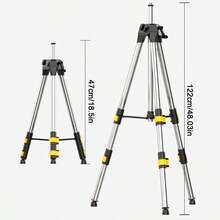 Stainless Steel Laser-Level-Tripod Adjustable Height Stand For Laser Level 1.2M - 1.2M - View 2