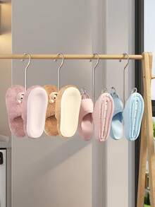 1pc/5pcs/10pcs Shoe Drying Rack, Portable Shoe Hanging Storage Rack, Space-Saving Shoe Display Rack For Home Closet, Perfect Gift For Storage Enthusiasts - Multicolor - View 9