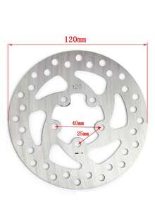 電動滑板車自行車碟煞盤 120mm 3孔 6孔 煞車盤含螺絲 安裝孔距 33mm/44mm/48mm - 120MM煞車碟盤 - 查看 13