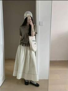 Women Tops - Cream - View 7