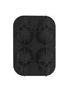 1pc Creative 3D Skull Ice Cube Tray Mold, Suitable For Refrigerator Ice Making, Whiskey Glass Skull Ice Ball Maker, Easy Release Ice Cube Tray, Applicable For Beverages & Cocktails - Multicolor - View 15
