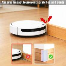 Self-Adhesive White Corner Protectors, Thickened PVC Corner Pads, Soft-Edge Furniture Wall Panels, Suitable For Wall Furniture Edges (8 Pieces) - Multicolor - View 7