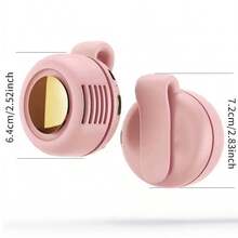 便携式静音无叶迷你电风扇，衣夹式风扇，三档风速免提颈挂风扇，适合户外、旅行、办公使用，旅行配件，礼品之选，电池容量：1000mAh - 掛脖式 - 查看 7