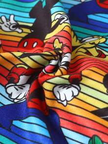 3PCS Disney Cartoon Print Men's Underwear With A Comfortable Elastic Waistband, Soft And Snug Fit, Suitable For Daily Wear, Men's Boxers - Multicolor - View 3