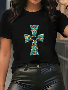 Women T-Shirts - Black - View 6