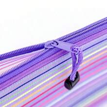 14/9/7/1 Piece A6 Mesh Zipper Pencil Case, Colorful Storage Bag, Suitable For Storing Small Items Such As Cosmetics, Stationery, And Receipts - Multicolor - View 7