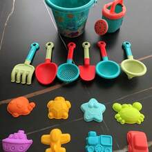 Kids Beach Toys Set, Suitable For Water Play, Sand Digging, Shovels, Beach Buckets, Perfect Summer Gift For Children, Party Supplies, Random Colors And Styles - Multicolor - View 10